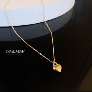 Drejew Vòng cổ tình yêu đơn giản Hàn Quốc chuỗi xương đòn ngắn nhỏ ngọt ngào