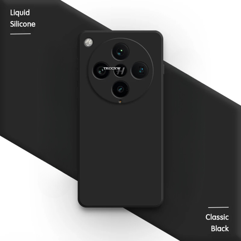 Ốp lưng bảo vệ ống kính máy ảnh cho OPPO Find X8 Pro X8Pro 5G Vỏ silicon vuông mềm Vỏ điện thoại chống sốc nguyên bản