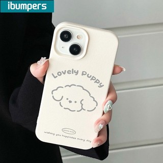 ibumpers Ốp Lưng IPhone Họa Tiết Chú Chó Con Dễ Thương Đáng Yêu Cho IPhone 16 15 14 12 13 11 Pro Max IP 7 8 Plus X XS XR Ốp Điện Thoại Mỏng Silicon Mềm Da Họa Tiết