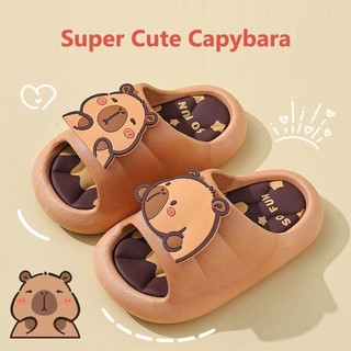 Giày Gia Đình WOAY, Dép Trẻ Em Capybara Chống Trơn Trượt, Dép Trẻ Em Thoải Mái Hoạt Hình Trong Nhà & Ngoài Trời Cho Bé Trai Và Bé Gái