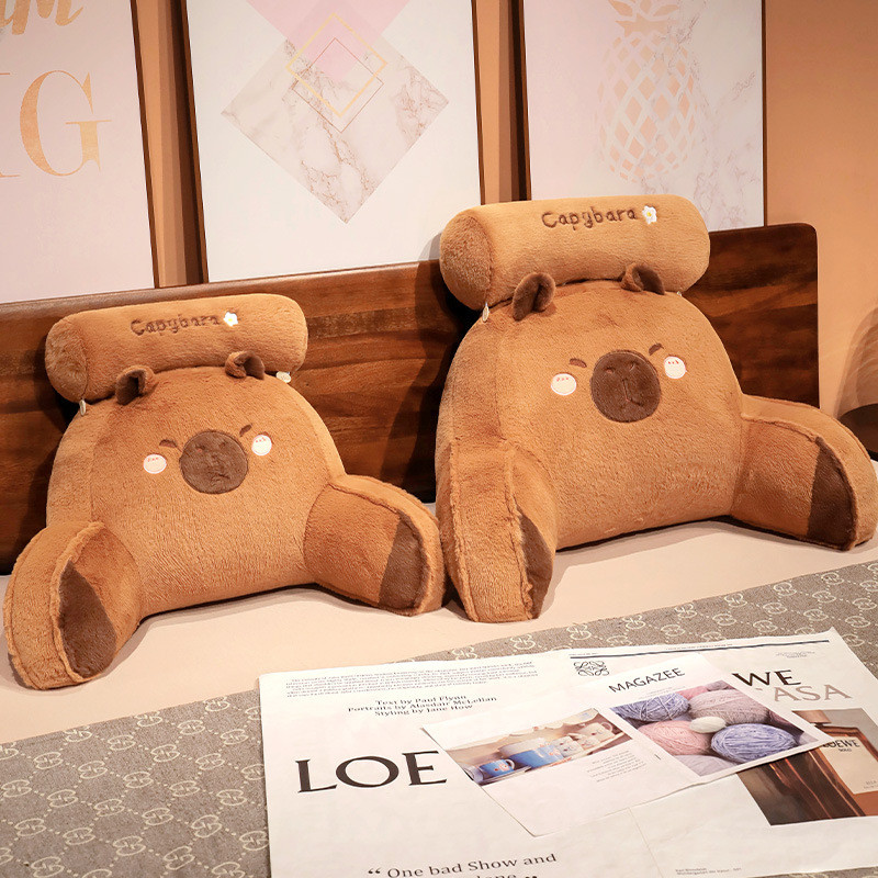 Capybara Gối Sang Trọng, Bảo Vệ Cổ/Eo, Tựa Lưng/Đệm Ngủ, Tựa Đầu Giường, Hỗ Trợ Lưng, Dùng Văn Phòng/Sofa/Giường