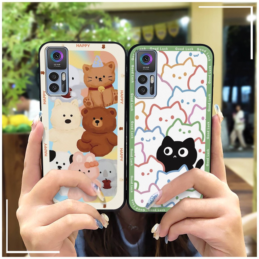 Ốp Điện Thoại Chống Sốc Graffiti Cho TCL 30 5G / 30 + / 30 Plus Vỏ Điện Thoại Di Động Hoạt Hình Chống Va Đập Bọc Toàn Bộ Bảo Vệ Điện Thoại Vỏ Di Động Chống Bụi Dễ Thương Túi Điện Thoại Bền Vỏ Mềm TPU
