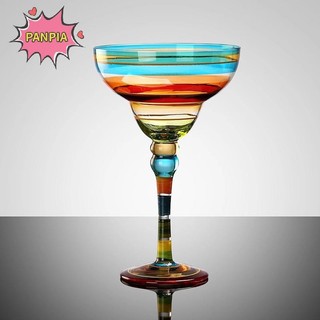 PNPIA Handmade Nhiều Màu Sắc Margarita Ly Rượu Tinh Tế Không Chì Cocktail Thủy Tinh Cho Tiệc Cưới Drinkware Độc Đáo Boutique