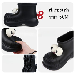 Xixitiao Giày Đi Mưa Nữ, Gót Trung Bình, Chống Thấm Nước, Thích Hợp Cho Hoạt Động Ngoài Trời
