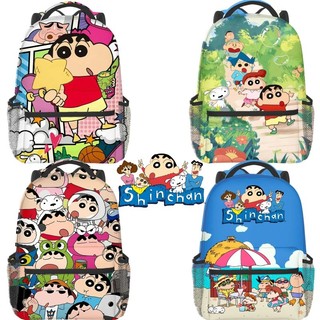 Shin-chan Ba Lô In Hoàn Toàn Ba Lô Dung Tích Lớn Dây Đeo Vai Rộng Giảm Căng Thẳng Ba Lô Túi Máy Tính Quà Tặng Sinh Nhật