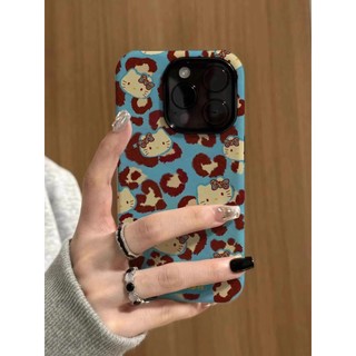 Ốp điện thoại 2 trong 1 hình mèo hình con báo tương thích với iPhone 15 Pro Max, Apple 16 14 Plus 11 / 12 / 13 Pro Max, vỏ bảo vệ chống sốc mới