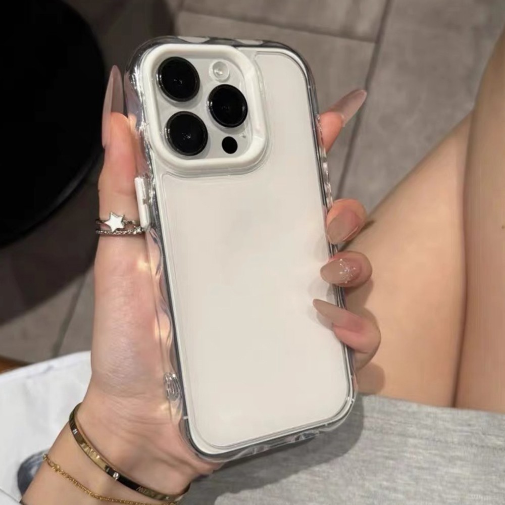 Ốp Điện Thoại Sóng Màu Kẹo Cho iPhone 17 Pro Max 16 Plus 15 14 13 12 11 Vỏ Bảo Vệ Chống Sốc