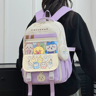 Ba Lô Chiikawa Cho Học Sinh Dung Tích Lớn Nhẹ In Hình Nữ Dễ Thương Usagi School Bag