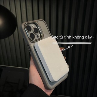Ốp lưng iPhone chống sốc chống trầy, giá đỡ lưng & camera, hỗ trợ sạc từ tính cho iPhone 12 13 14 15 16 Pro Max