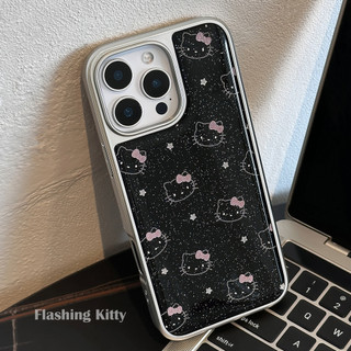 [Sheren] Vỏ điện thoại Gilt Star Cat Thích hợp cho i16 15 14 13 12 11 pro max Vỏ bảo vệ chống sốc