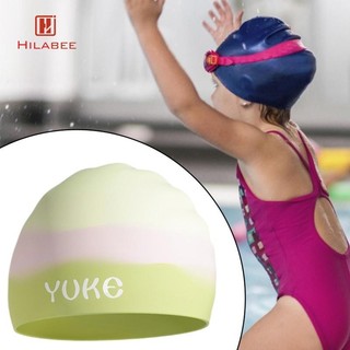 HILABEE Silicone Mũ Bơi Tắm Silicone Cho Tóc Dài Và Ngắn Mũ Bơi Chuyên Nghiệp Cho Thể Thao Dưới Nước Thiết Bị Lặn