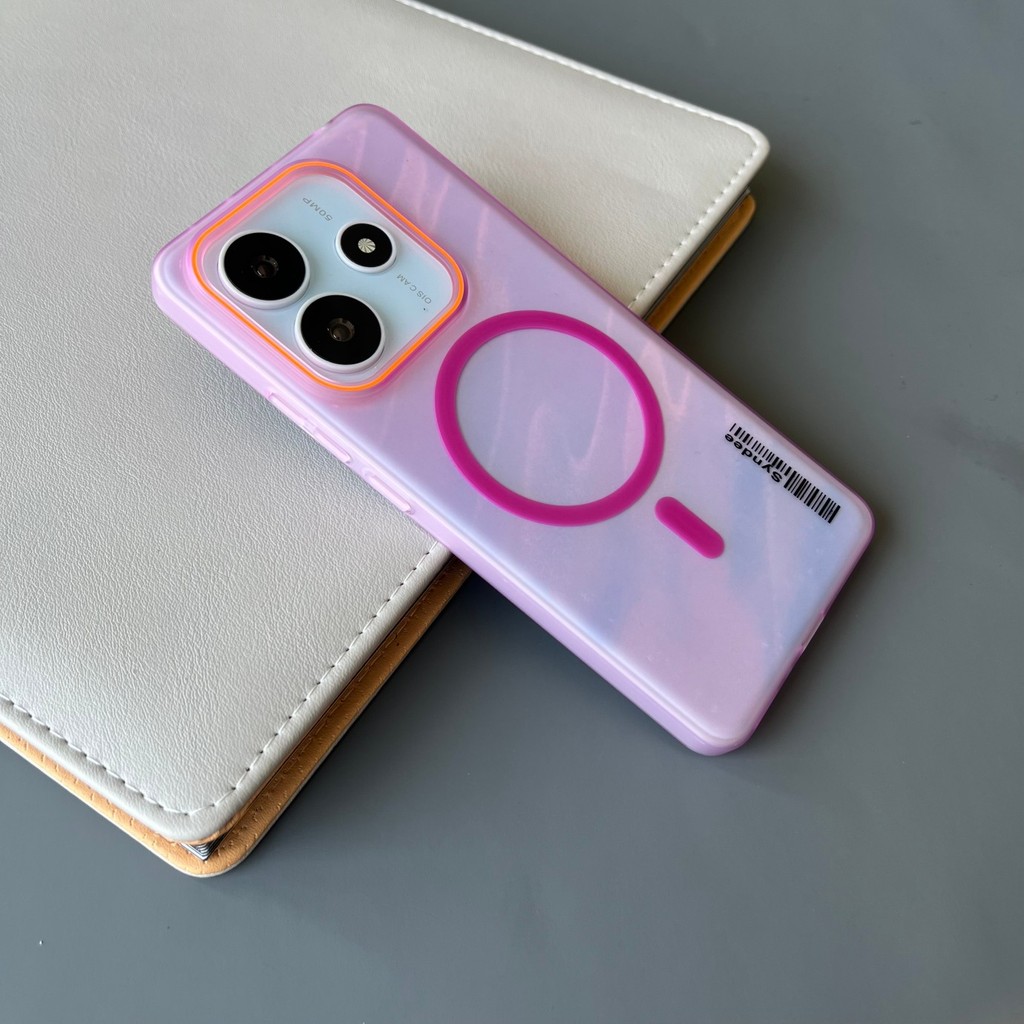 Ốp điện thoại nhựa PC cứng siêu mỏng Candy Pink Matte cho Redmi 15 15C Note 14 PRO 4G Note 13 12 PRO PLUS 13C 14C K70 4G 5G NOTE14 Vỏ nhựa chống sốc