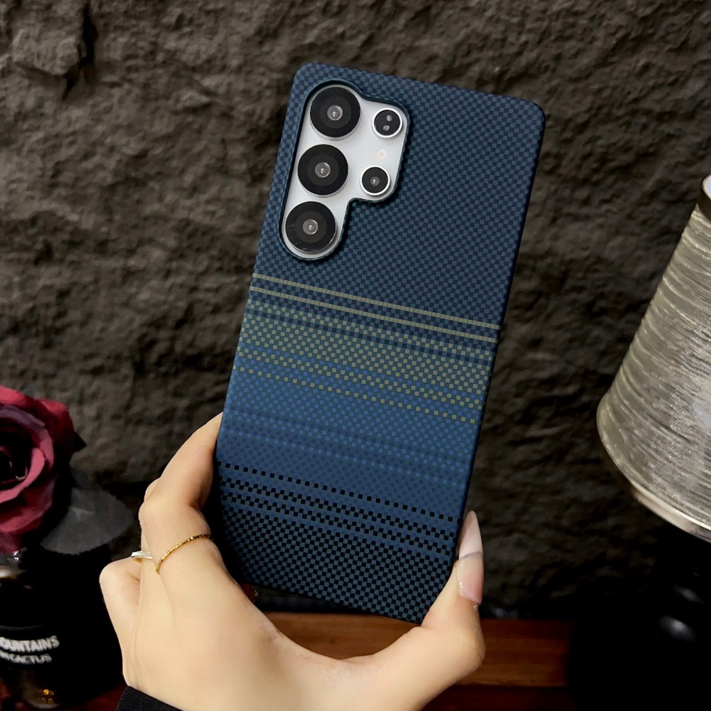 Ốp từ tính họa tiết sợi Carbon siêu mỏng Micro Matte cho Samsung S26 Ultra S25 Ultra S24 Ultra S24 S25 + S23 Vỏ chống sốc mờ siêu mỏng