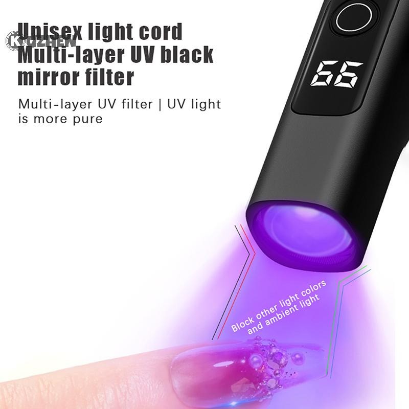KUZHEN Cầm Tay UV LED Đèn Móng Tay Cho Gel Móng Tay USB Máy Sấy Móng Tay Để Chữa Bệnh Nhanh Đèn Móng Tay Di Động Cho DIY Nhà Nail Salon HOT