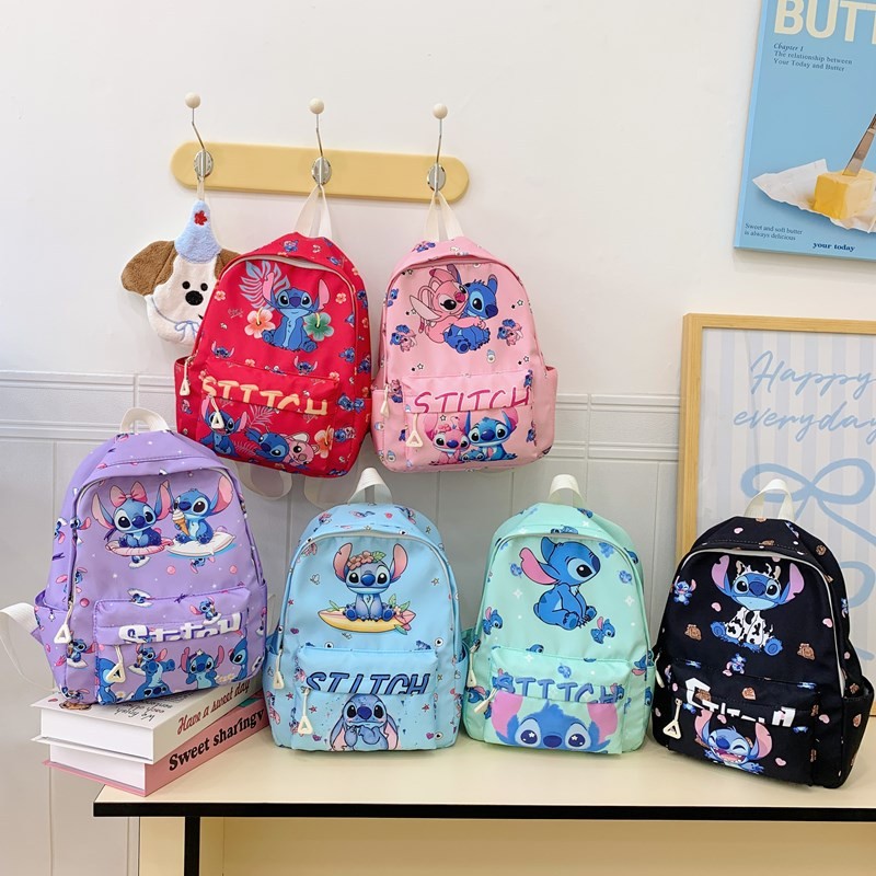 YT2 Stitch Ba Lô Dành Cho Học Sinh Nhẹ Dung Tích Lớn Hoạt Hình Dễ Thương Giải Trí Trẻ Em Túi Đi Học TY2