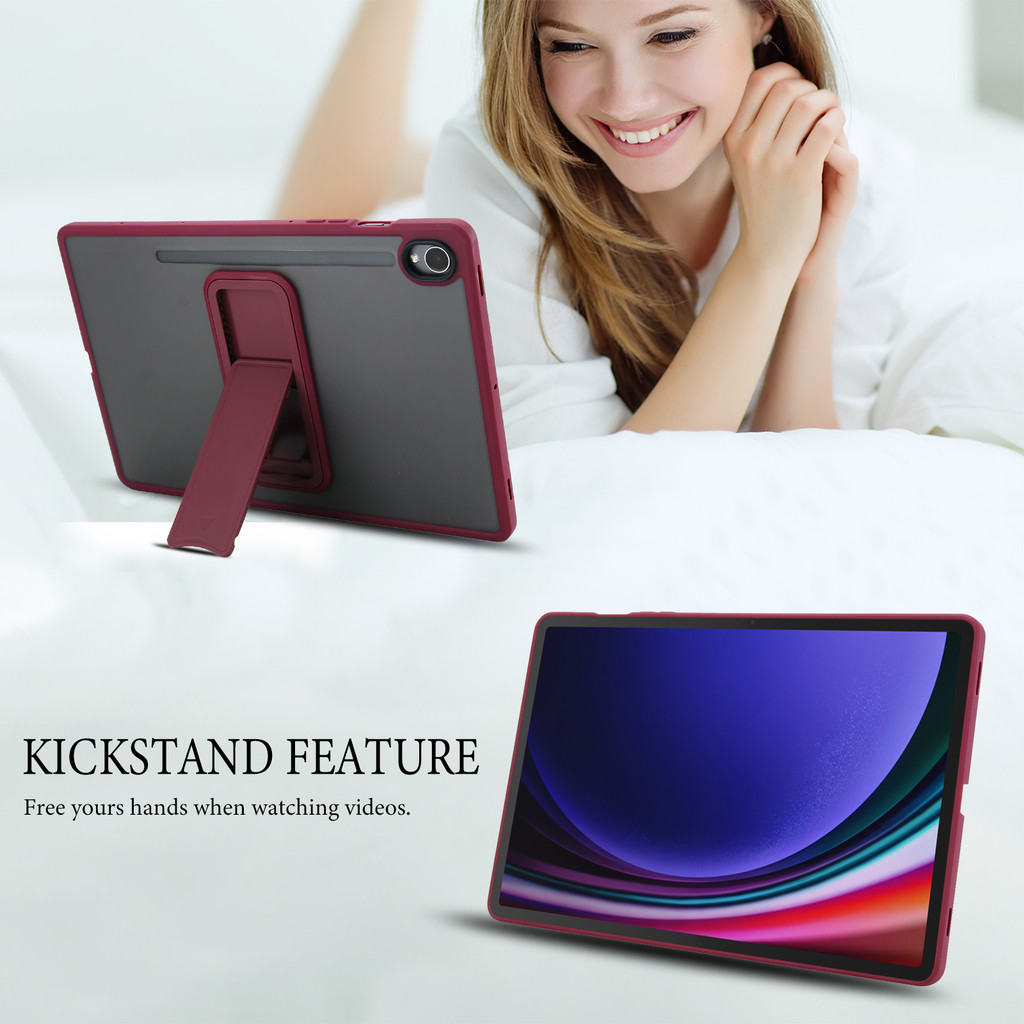 Vỏ máy tính bảng bảo vệ toàn thân cho Samsung tab S9 X710 S9 FE X510 11inch S10 FE 5G 2025 10.9inch X520 X526B Vỏ chống sốc mờ