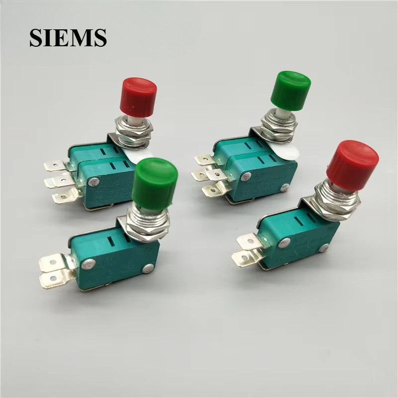 Ds438 DS48 Mũ đỏ / xanh tự đặt lại nút công tắc micro switch 12mm Chiều ...
