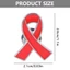 Flgo 5 Chiếc Ung Thư Vú AIDS Nhận Thức Chân Ruy Băng Trâm Pin Bền Corsage Pin
