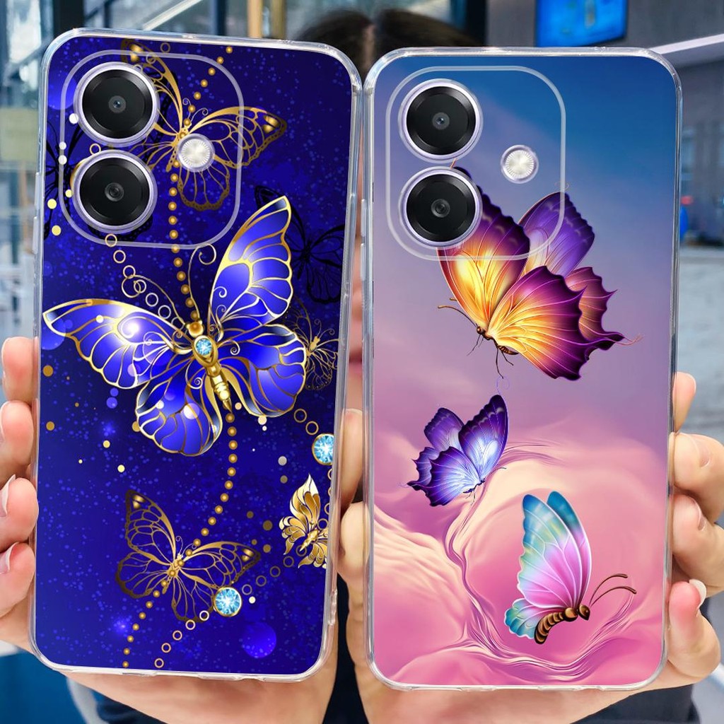 Ốp điện thoại OPPO A3x 4GCase OPPO A3 4G oppoA3 5G OppoA3x 5G CPH2683 CPH2641 CPH2681 CPH2669 Ốp silicon TPU mềm hình hoa