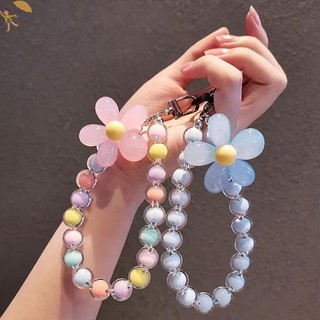[GOU] 1 Dây Hạt Pha Lê Màu Thời Trang Dây Điện Thoại Di Động Ins Phong Cách Handmade Đính Hạt Chống Mất Dây Điện Thoại Di Động VN