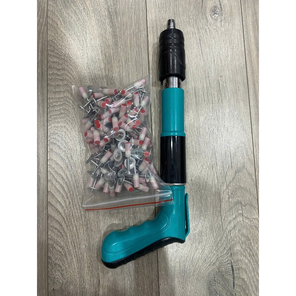 Máy Bắn Đinh Hạt Nổ Cao Cấp Giảm Thanh, Mẫu Mới Nhất 2024 Bắn Đinh Bê Tông ( tặng đinh và phụ kiện)