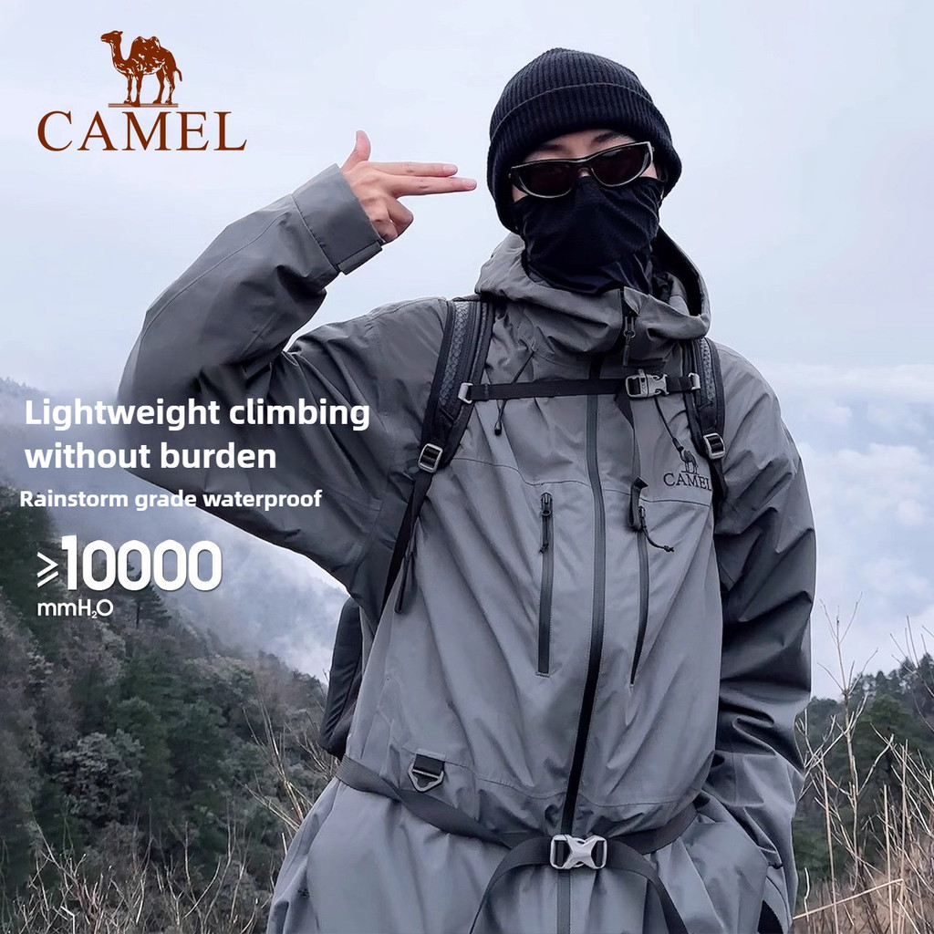 Ảnh Áo khoác ngoài trời CAMEL CROWN Quần áo leo núi chống gió và chống thấm nước cho nam và nữ 2