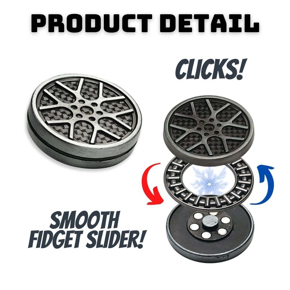 EDC Kim Loại Từ Fidget Thanh Trượt Đồ Chơi Người Lớn Căng Thẳng Lo Âu Giảm Đồ Chơi Tay Spinner Cho Tự Kỷ Cảm Giác Giảm Căng Thẳng Đồ Chơi Quà Tặng