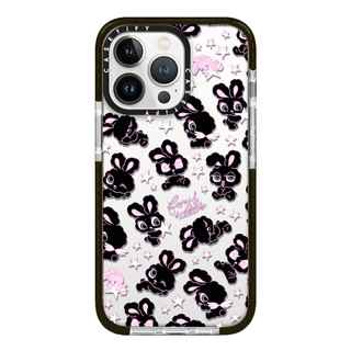 Ốp điện thoại mềm Black Pink Rabbit cho iPhone 17 Pro Max 16 Plus 15 14 13 12 11 Pro Max XR IX Vỏ bọc hoàn toàn Vỏ phía sau chống sốc