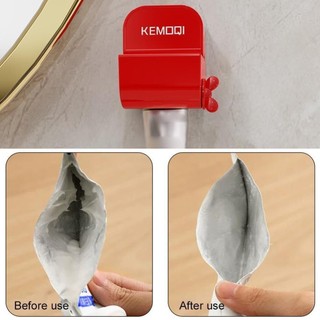 Hộp đựng kem đánh răng HOMEHAVEN, Máy ép kem đánh răng không đục lỗ bằng tay, Phụ kiện phòng tắm Giá đựng cốc hút Giá đựng đồ kẹp Sữa rửa mặt