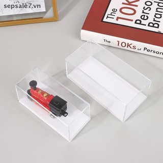 [-d] Hộp trưng bày mô hình ô tô tỷ lệ 1: 64 Vỏ chống bụi Acrylic trong suốt Vỏ cứng Bộ sưu tập Bảo vệ hình thu nhỏ {vn}