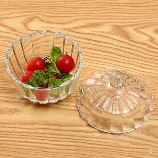 Thố Thủy Tinh Đựng Mứt Bánh Kẹo Đẹp Cỡ Trung Deli TG2030-1 Dung Tích 750ml - Phương Trang
