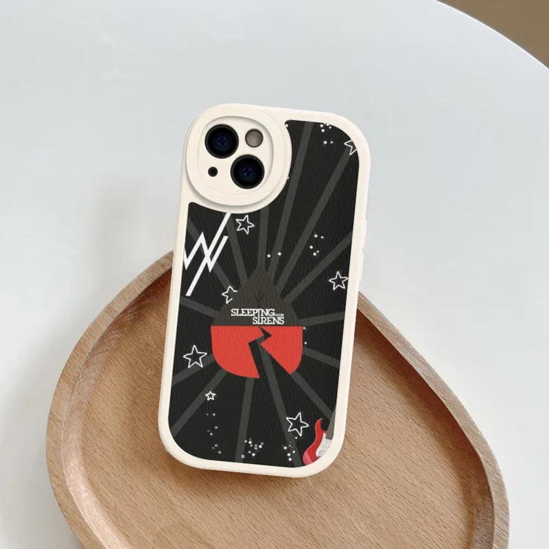 TP-1 S-Sleeping Với S-Sirens Vỏ Điện Thoại Da Cứng Cho iPhone 16 17.35 14 13 12 Mini 11 14 Pro Max Xs X Xr 7 8 Plus Fund