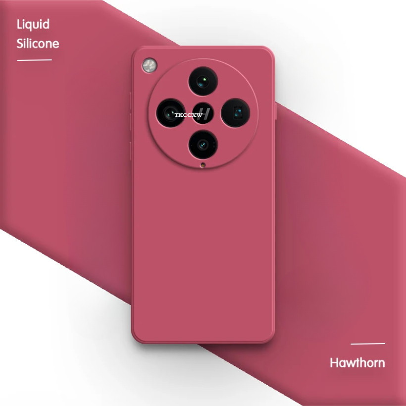 Ốp lưng bảo vệ ống kính máy ảnh cho OPPO Find X8 Pro X8Pro 5G Vỏ silicon vuông mềm Vỏ điện thoại chống sốc nguyên bản