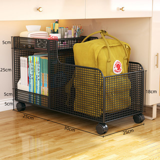 Di Chuyển Được Schoolbag Giá Để Sách Dưới Bàn Giỏ Đựng Đồ Hộ Gia Đình Để Bàn Sách Kệ Có Bánh Xe Xe Đẩy Giá Để Đồ