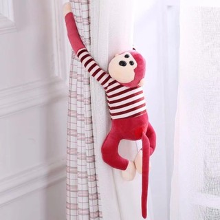 Đồ chơi nhồi bông RISEDOT, Búp bê động vật lông tơ trang trí nhà cửa khỉ, Đồ chơi nhồi bông mềm tay dài dễ thương cho trẻ em