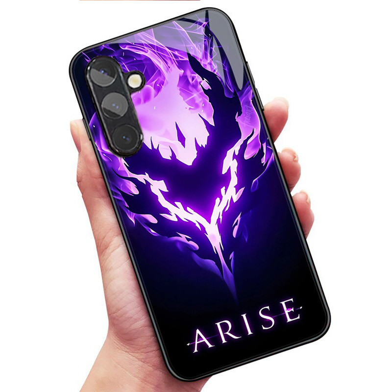 Solo Leveling 22 Ốp Điện Thoại Kính Cho Samsung Galaxy S9 Plus S10 S10e S20 FE S20 Plus S21 S22 S23 S24 Ultra S25 Cover