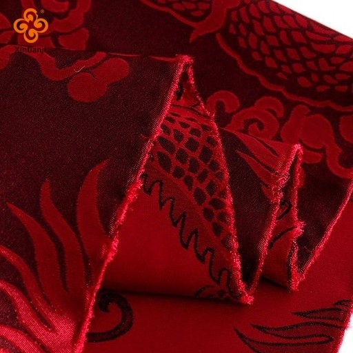Họa Tiết Rồng Thổ Cẩm Vải Satin Phong Cách Vải Lụa Jacquard Cho Trang Phục Cổ DIY Hanfu Tang Trang Phục 50x150cm TJ9220
