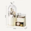 Màn hình mỹ phẩm FAVORITEGOODS, Hộp lưu trữ cọ trang điểm dung lượng lớn đa ngăn, PP di động chống bụi 360° Hộp đựng ngăn kéo xoay Phòng ngủ