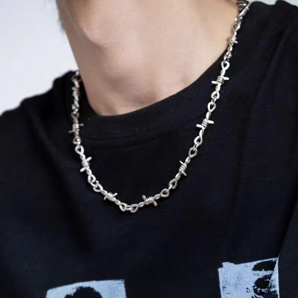 Dây Xích Eo Dài BAMBOOB, Dây Xích Quần Kim Loại Grunge Goth, Thời Trang Hip Hop Gai Dây Punk Vòng Cổ Quà Tặng