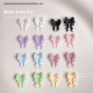 [savemoneyeveryday] 50 Phụ kiện nghệ thuật làm móng tay nơ gợn sóng dài 2 kích cỡ Nơ ruy băng đầy màu sắc 3D Nhựa Móng tay quyến rũ Trang trí móng tay Nhật Bản Phụ tùng dễ thương Ruy băng [vn]
