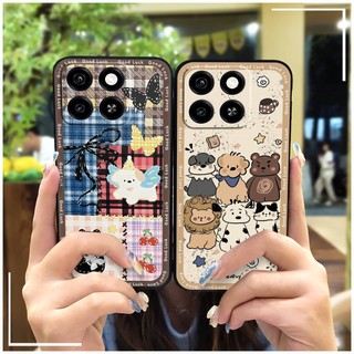 Ốp TPU chống sốc cho ZTE Blade A35/A55, vỏ bảo vệ bền, thiết kế Graffiti, chống bụi, thời trang
