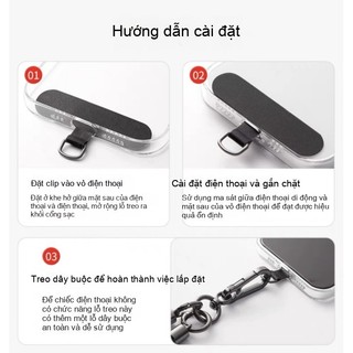 Miếng dán móc treo điện thoại – Gắn chắc, tiện lợi, chống rơi – Dùng cho mọi loại ốp lưng