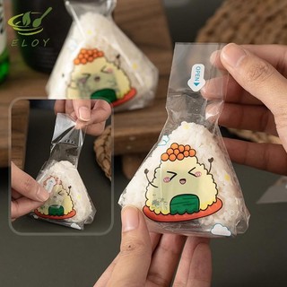 [MAO] 50 Cái Hoạt Hình Đáng Yêu Cho Túi Bao Bì Gạo Tam Giác Nori Onigiri Túi Sushi Sushi Làm Sushi Khuôn Bento Phụ Kiện VN
