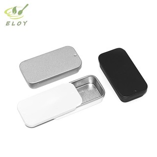 [MAO] Hộp thiếc rỗng hình chữ nhật bằng kim loại Tinplate Đẩy kẹo Hộp đựng thuốc Hộp lưu trữ VN