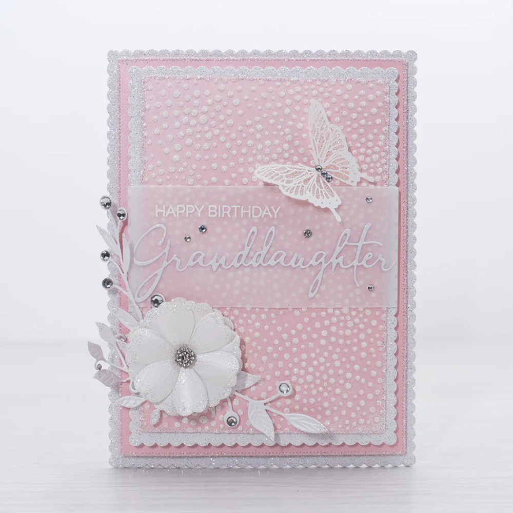 Khuôn cắt DIY scrapbook viền ren bằng thép carbon  Khuôn dập cắt, ép hoa văn trang trí nghệ thuật giấy