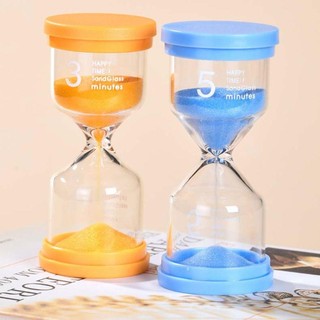 HEARTHLY Đồng hồ cát thủy tinh borosilicate nhiều màu 3/5/10/15/30 phút, bền đẹp, hẹn giờ sáng tạo, đồ chơi cát cho trẻ em