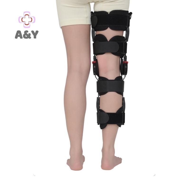 A & Y Chỉnh Hình Hỗ Trợ Ổn Định Sau Phẫu Thuật Có Thể Điều Chỉnh Bản Lề Nẹp Đầu Gối Cố Định Khớp Cáng Phục Hồi Chân ổn định.