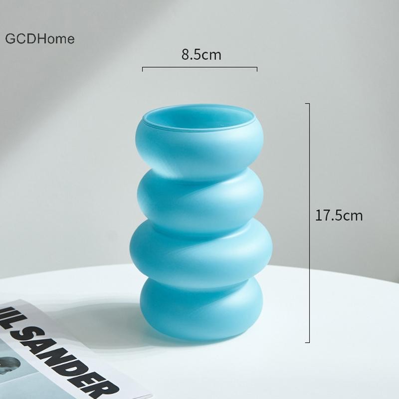 GCDHome 1 Scandinavia Xoắn Ốc Bình Thủy Tinh Sắp Xếp Hoa Nhà Bếp Phòng Khách Phòng Ngủ Nhà Bàn Cưới Bình Trang Trí HOT