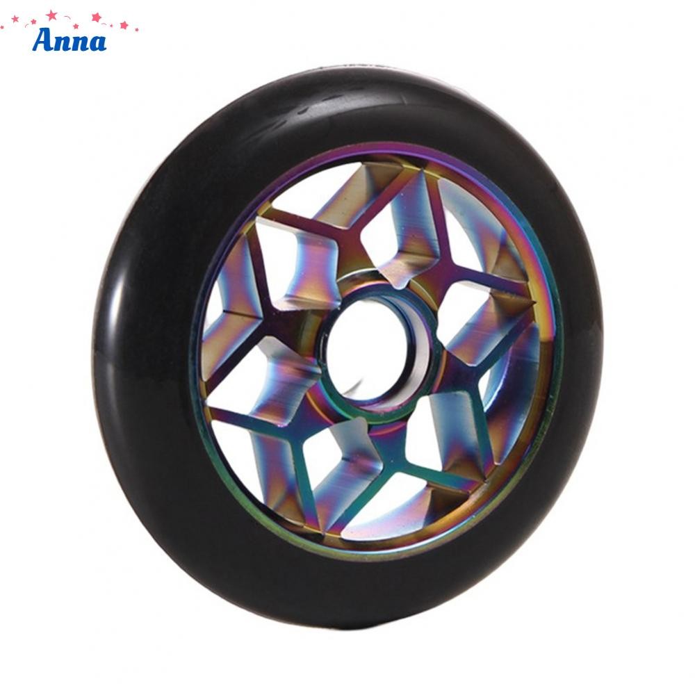 Bánh xe tay ga đóng thế 110mm với vòng bi thép Carbon cao và trung tâm hợp kim