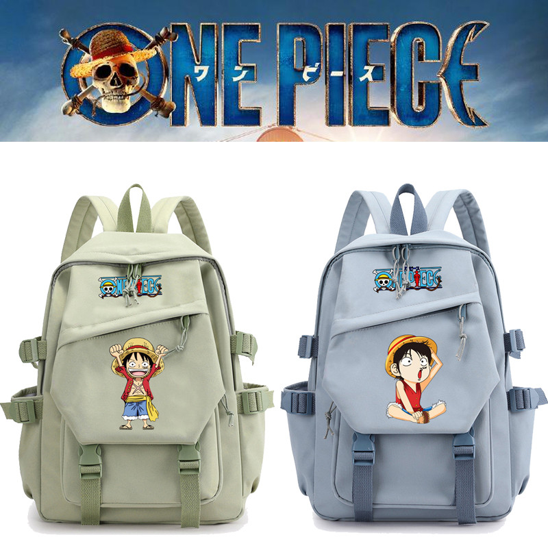 YT2 ONE PIECE Monkey D Luffy Ba Lô Dành Cho Học Sinh Dung Tích Lớn Nhẹ Anime Học Tập TY2